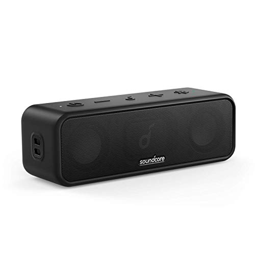 Soundcore 3 Bluetooth Lautsprecher von Anker, mit Stereo-Sound, Audiotreiber mit Titan-Membran, Part...